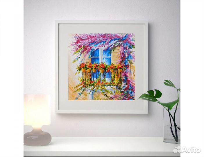 Картина с окном 