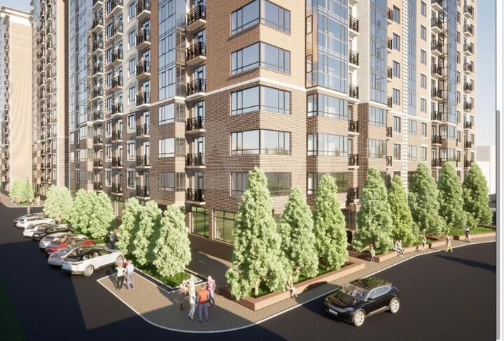 1-к. квартира, 46 м², 3/12 эт.