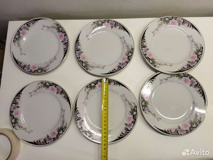 Китайский фарфор тарелки десертные