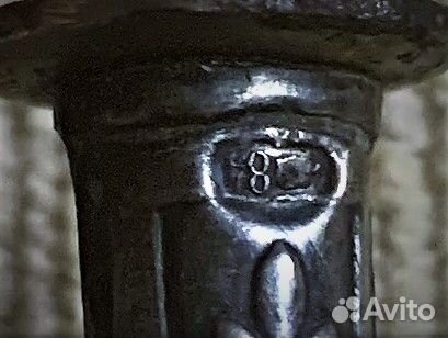 Сервировочный набор антикварный серебряный