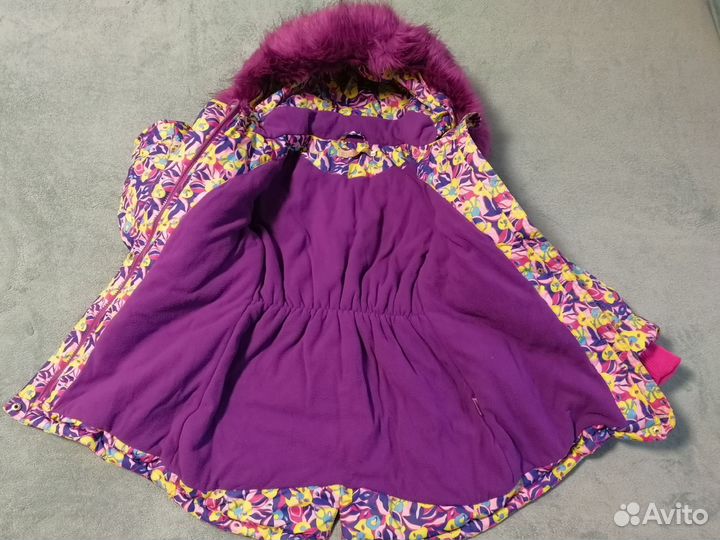 Пуховик на девочку 122