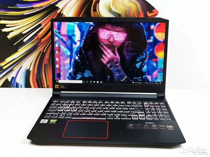 Acer Nitro 8 ядер core i5-10300H 16Gb RTX 3060 SSD