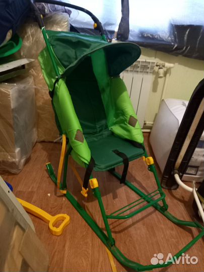 Детские санки коляска бу