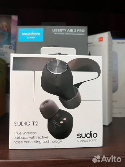 TWS наушники с микрофоном Sudio T2 (новые)