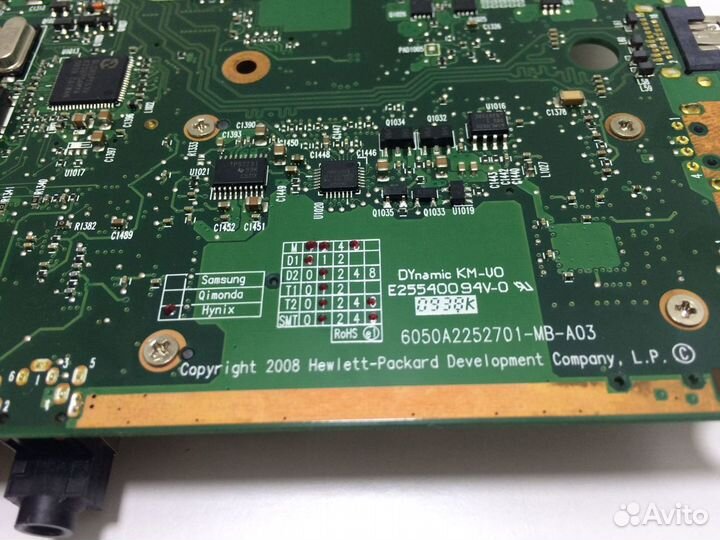 Материнская плата HP Probook 4510S неисправная