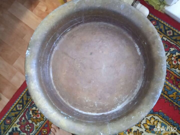 Латунный таз для варенья