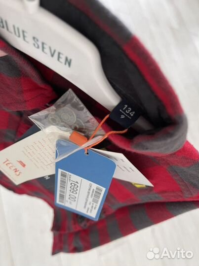 Рубашка для мальчика 134 новая