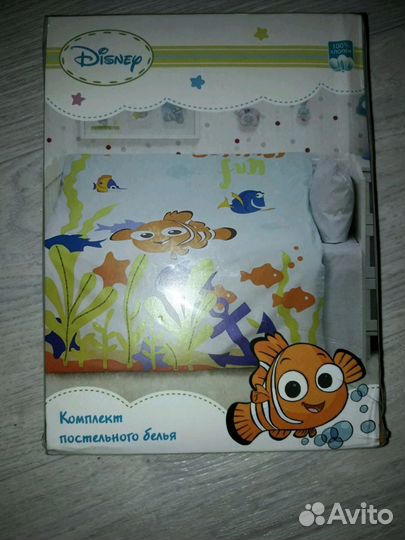 Новый комплект в детскую кроватку Disney