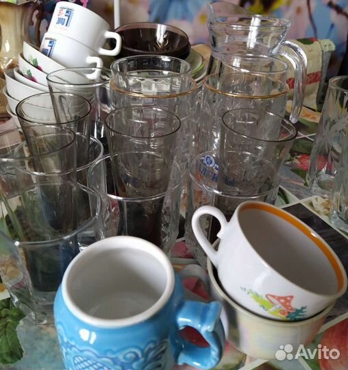 Бокалы пивные СССР, рюмки, стаканы