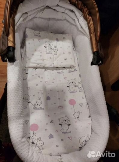 Одеяло и подушка в коляску/кроватку
