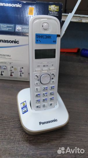 Телефон dect Panasonic KX-TG1611RUJ