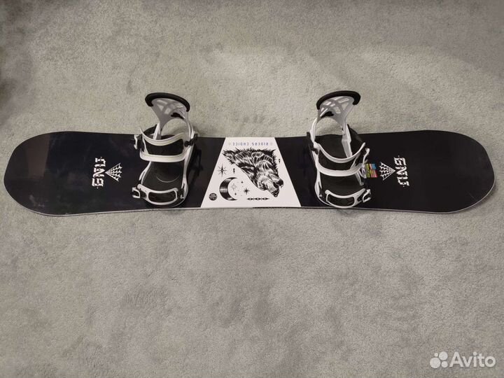 Сноуборд GNU asym riders choice 162W комплект