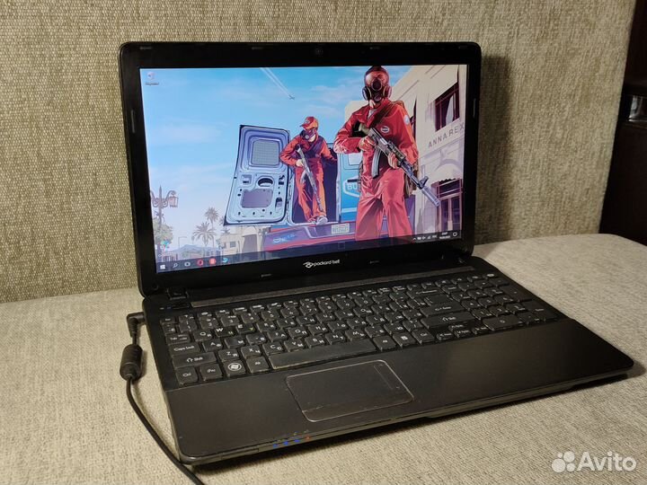 Игровой ноутбук PackardBell A83520/8gb/2видеокарты