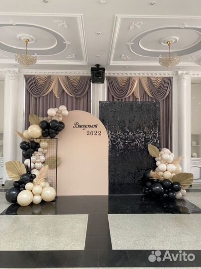 Фотозона с пайетками