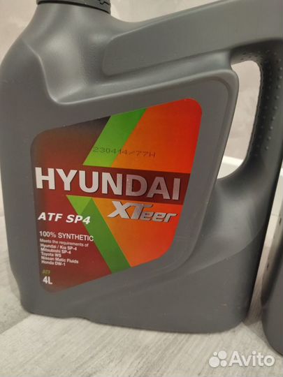 Масло в АКПП Hyundai ATF sp4