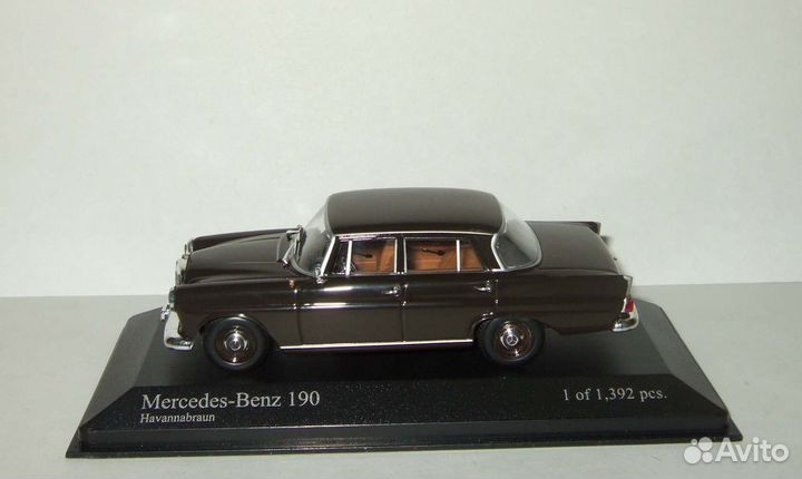 Мерседес Mercedes 190 W110 1961 Minichamps 1:43