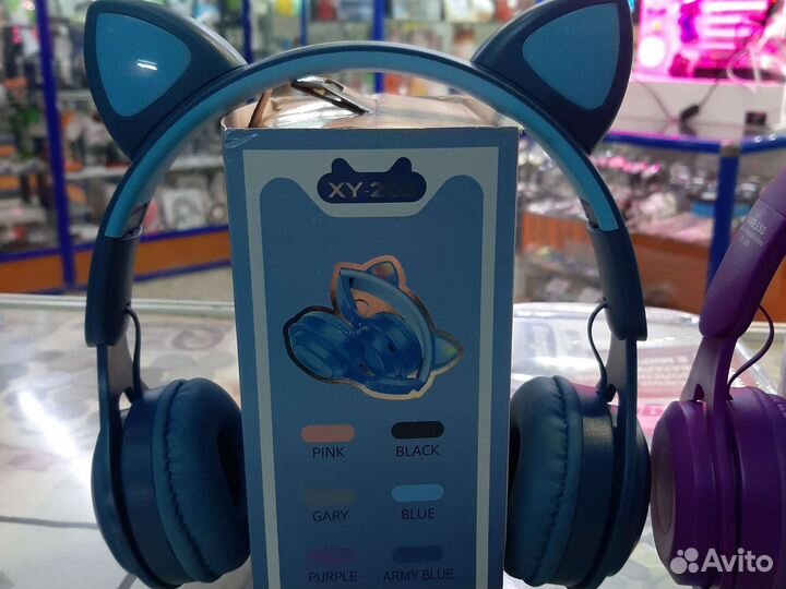 Беспроводные наушники Bluetooth с подсветкой