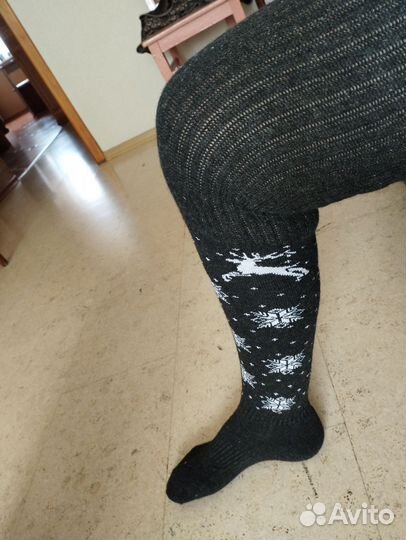 Женские шерстяные чулки