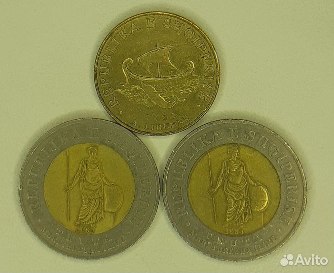 Монеты Албании, Греции, Италии, Кипра, Украины