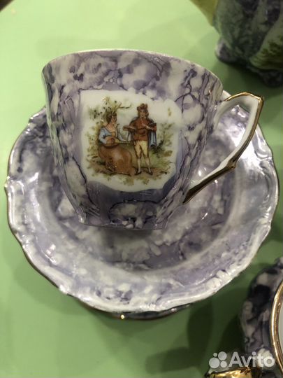 Сервиз кофейный с позолотой