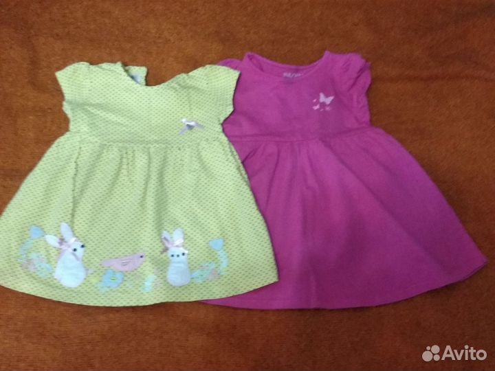 Вещи пакетом для девочки 68-74