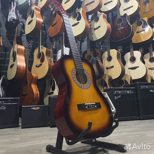 Гитара 3/4 классическая нейлон (Новая)