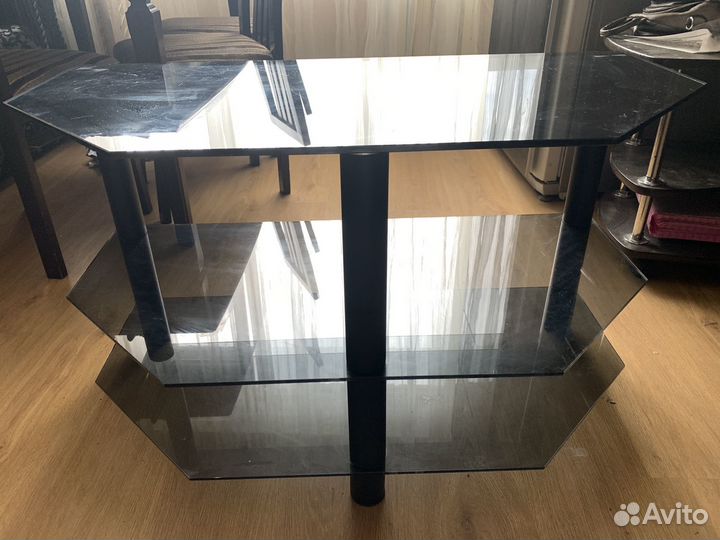 Стеклянная тумба
