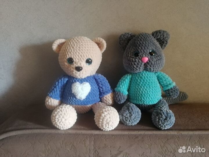 Вязаные игрушки ручной работы