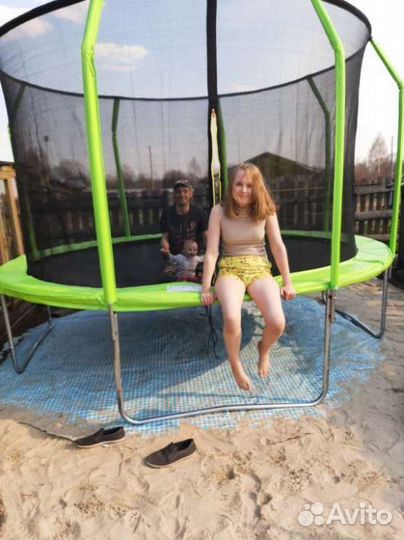 Батут с сеткой 366 см Доставка