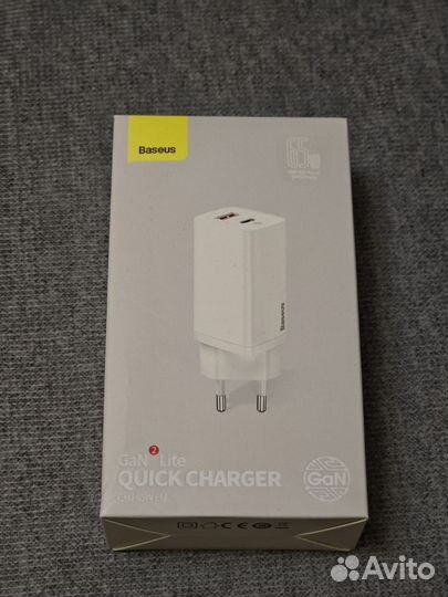 Блок Baseus Gan2 lite 65w оригинал