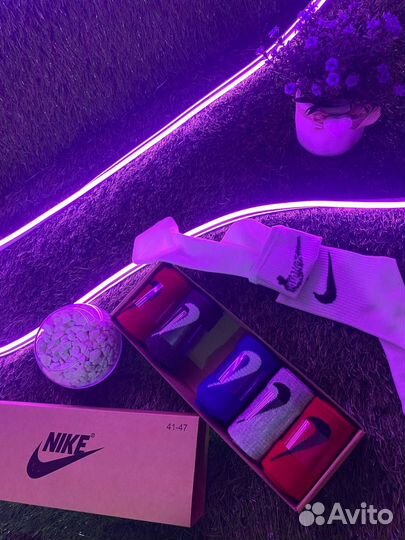 Nike носки подарочные коробки большая