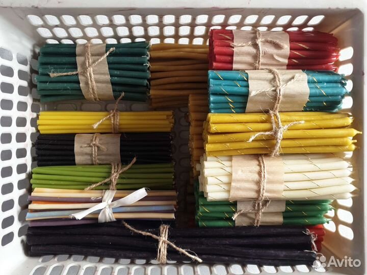 Разные восковые свечи