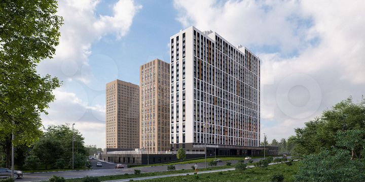 2-к. квартира, 60,4 м², 13/26 эт.
