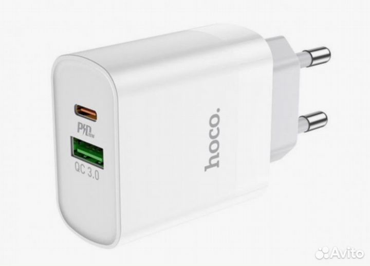 Адаптер с 2 входами type-C и USB