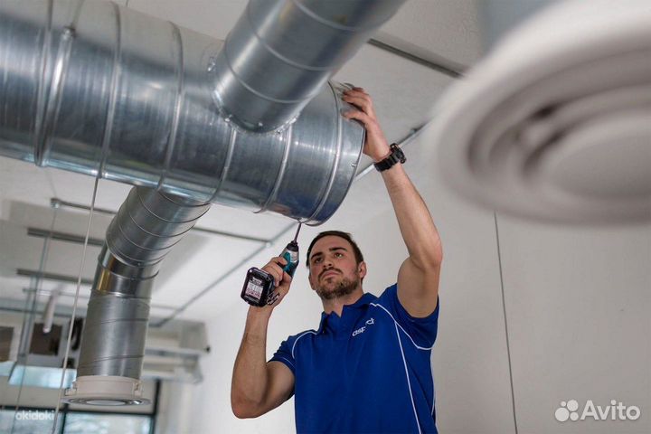 Монтажник систем вентиляции. Ежедневная оплата