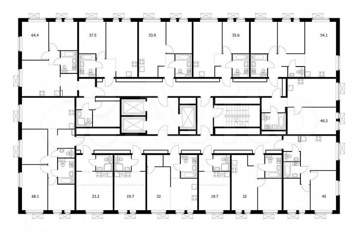 1-к. квартира, 33,9 м², 17/25 эт.