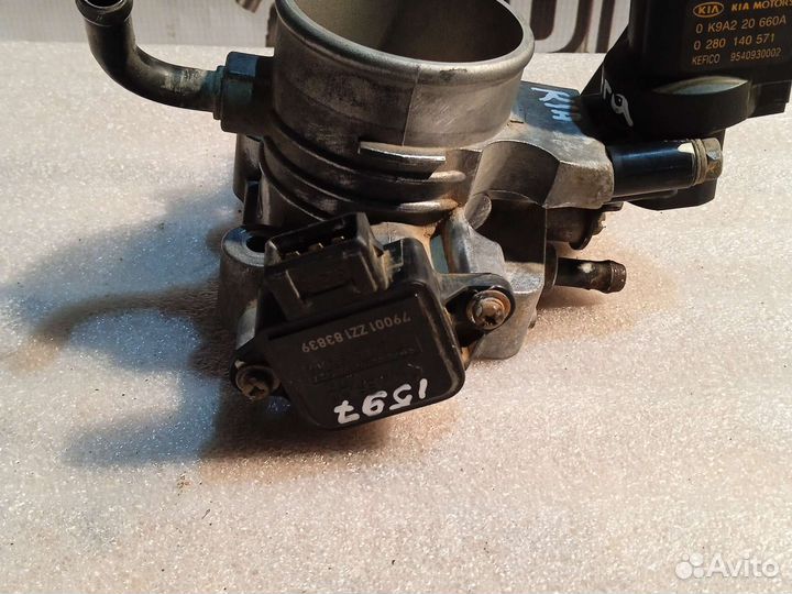 Дроссельная заслонка на Kia spectra