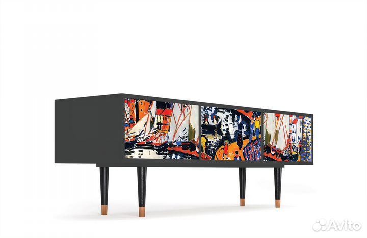 Тв-тумба T4 - Антрацит - Le Sechage des voiles