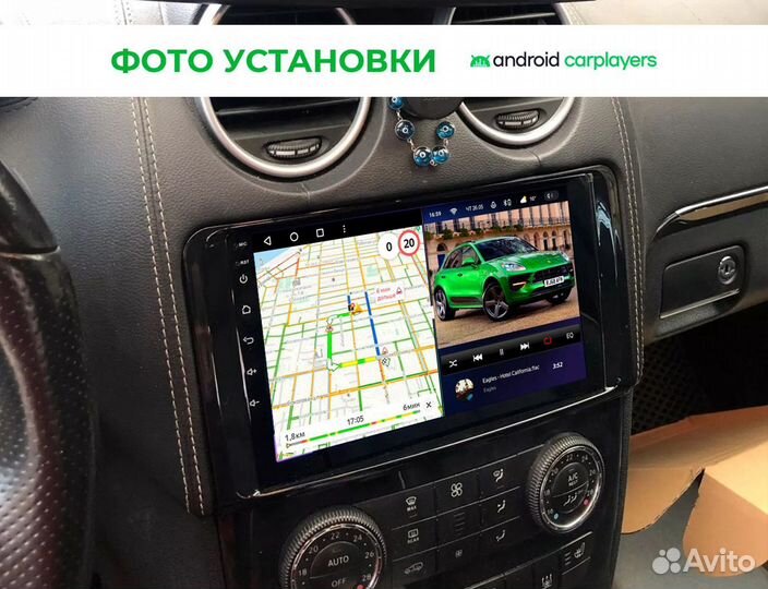 Штатная магнитола на android для Mercedes