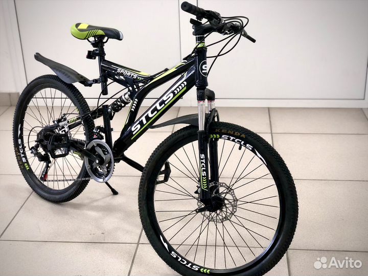 Подростковый велосипед с дисковыми тормозами