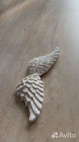 Арома камень, украшение из гипса крылья