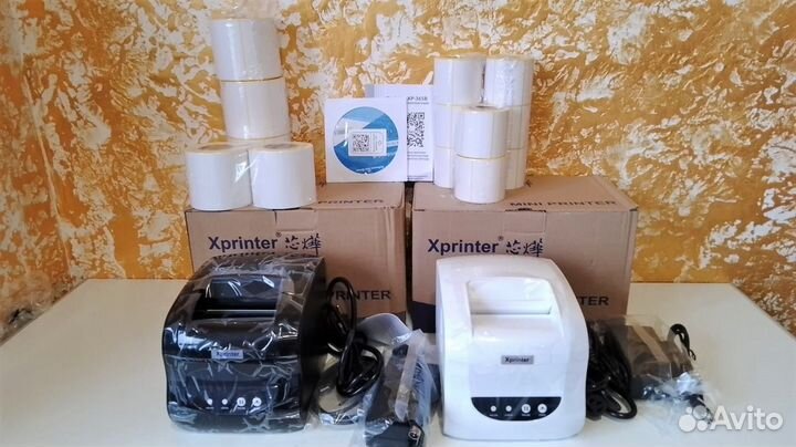 Термопринтер новый Xprinter XP-365В Ozon WB