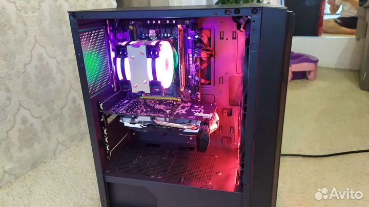 Игровой компьютер Intel 8 ядер 16 потоков RX580 8g