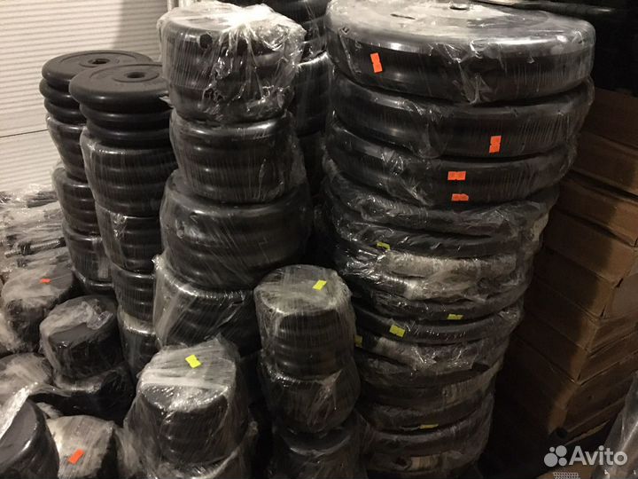 Диски для штанги (блины), грифы MB Barbell