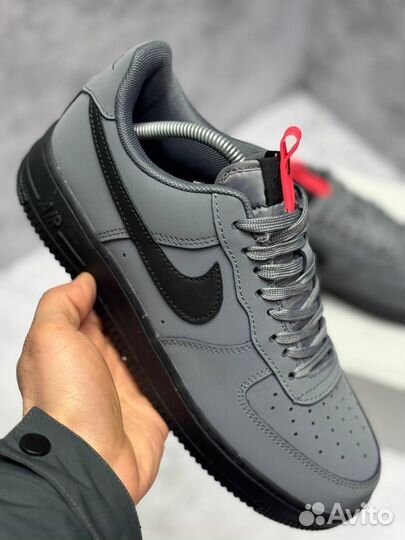 Кроссовки Nike Air Force 1 Grey (Арт.64518)