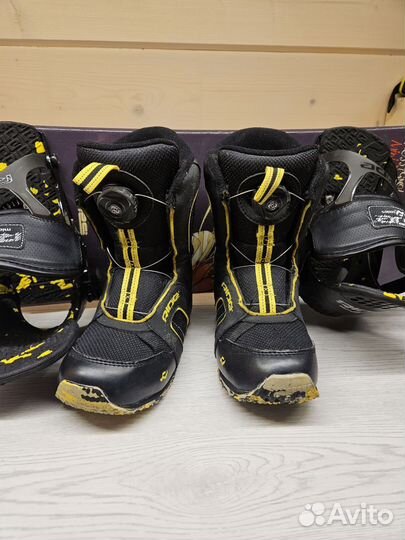 Сноуборд+крепления+ботинки