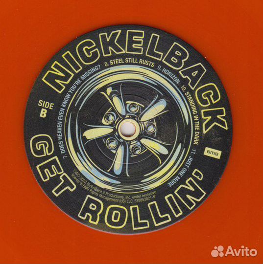 LP Nickelback - GET Rollin' Orange. Новая