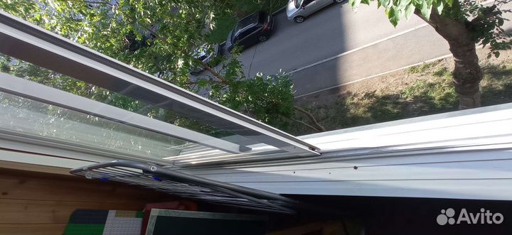 Алюминиевые окна рамы-купе на лоджию бу