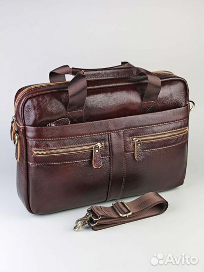 Сумка мужская (кожаный портфель)
