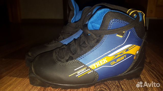 Лыжные ботинки trek quest SNS для лыж полуавтомат